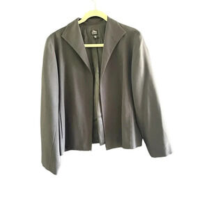 Eileen Fisher Women Long Sleeve Open Front Lightweight Jacket Blazer Size Large‎